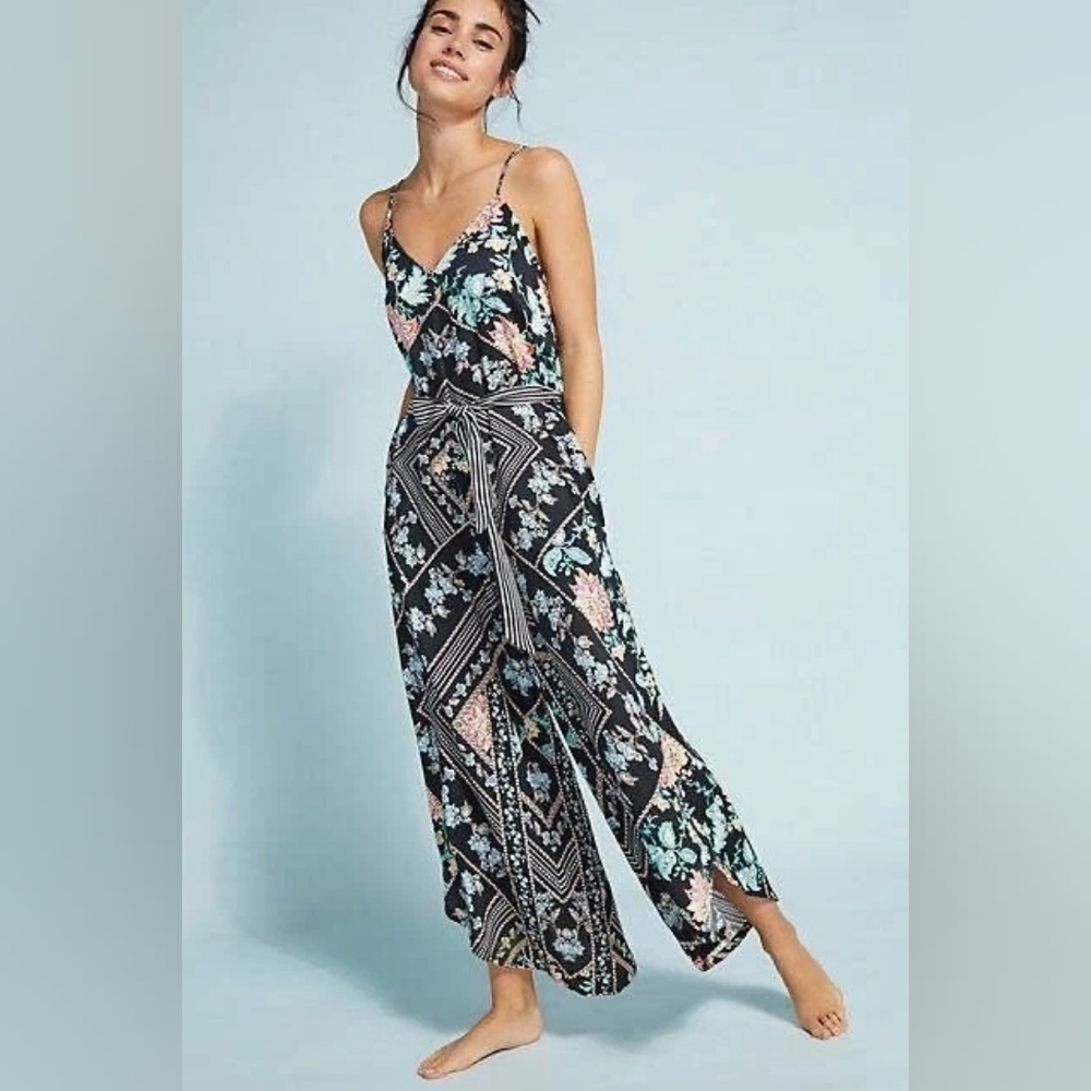 Nanette Lepore Swim Diamond Vines Jumpsuit Size L